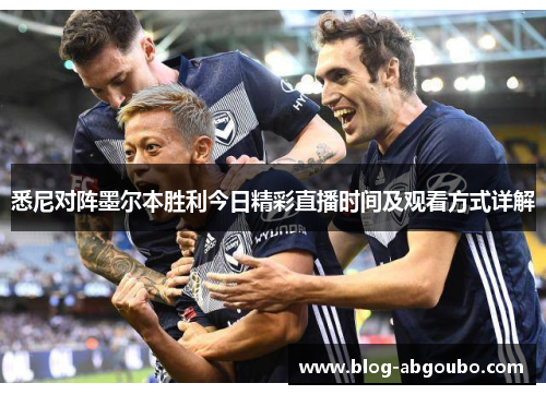 悉尼对阵墨尔本胜利今日精彩直播时间及观看方式详解